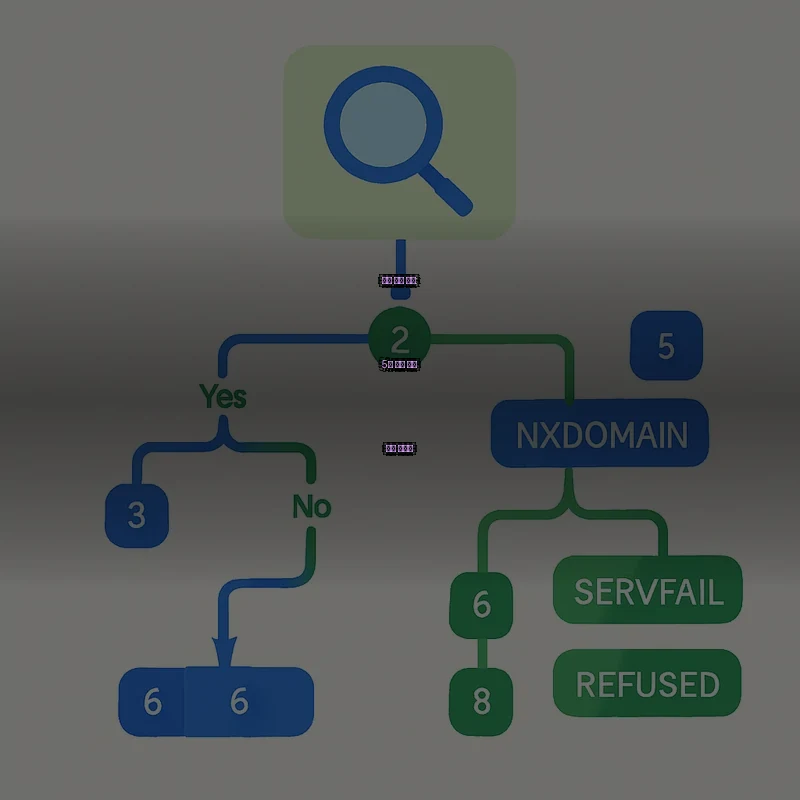 DNS 트러블슈팅 빠른 결정 트리 — 5분 안에 의심 구간 좁히기 플로우차트